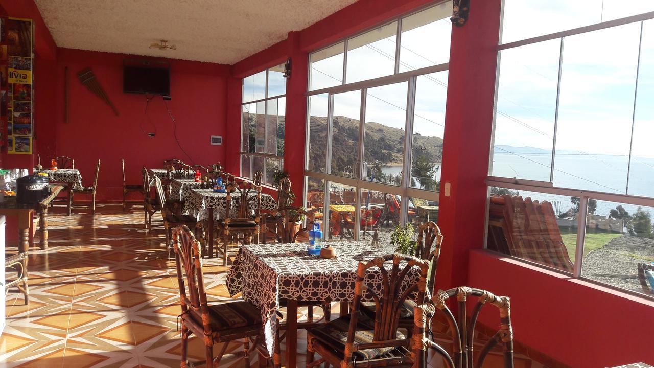 Hostal Resto Bar Flor De Mi Tierra Copacabana  Exterior photo
